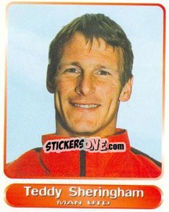 Sticker Teddy Sheringham - SuperPlayers 1998 PFA Collection n. 294 - Panini