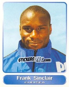 Sticker Frank Sinclair - SuperPlayers 1998 PFA Collection - Panini