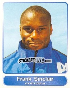 Sticker Frank Sinclair - SuperPlayers 1998 PFA Collection n. 299 - Panini
