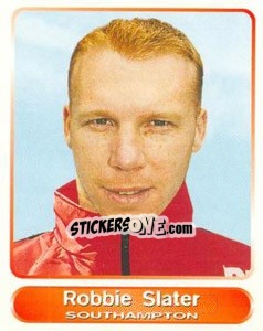 Figurina Robbie Slater - SuperPlayers 1998 PFA Collection - Panini