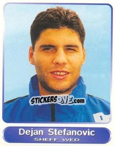 Cromo Dejan Stefanovic - SuperPlayers 1998 PFA Collection - Panini