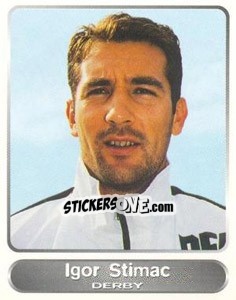 Sticker Igor Stimac - SuperPlayers 1998 PFA Collection n. 310 - Panini