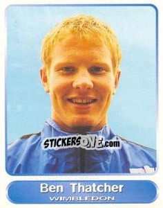 Sticker Ben Thatcher - SuperPlayers 1998 PFA Collection n. 319 - Panini
