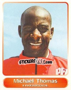 Sticker Michael Thomas - SuperPlayers 1998 PFA Collection n. 320 - Panini