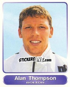 Sticker Alan Thompson - SuperPlayers 1998 PFA Collection n. 321 - Panini
