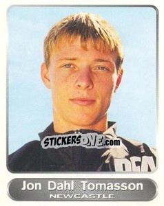 Sticker Jon Dahl Tomasson - SuperPlayers 1998 PFA Collection - Panini