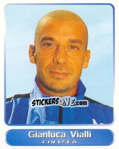 Sticker Gianluca Vialli - SuperPlayers 1998 PFA Collection n. 330 - Panini