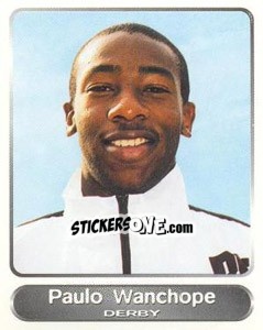 Sticker Paulo Wanchope - SuperPlayers 1998 PFA Collection n. 336 - Panini
