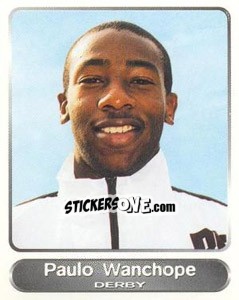 Sticker Paulo Wanchope - SuperPlayers 1998 PFA Collection - Panini