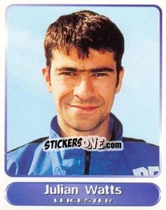 Sticker Julian Watts - SuperPlayers 1998 PFA Collection n. 342 - Panini