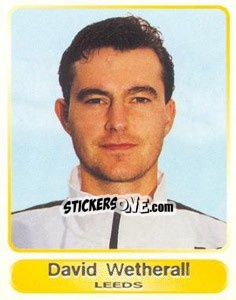 Sticker David Wetherall - SuperPlayers 1998 PFA Collection n. 343 - Panini