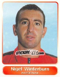 Sticker Nigel Winterburn - SuperPlayers 1998 PFA Collection n. 353 - Panini