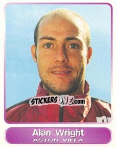 Sticker Alan Wright - SuperPlayers 1998 PFA Collection - Panini