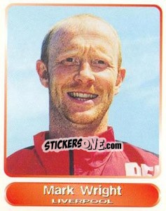 Sticker Mark Wright - SuperPlayers 1998 PFA Collection n. 357 - Panini