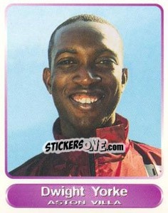 Sticker Dwight Yorke - SuperPlayers 1998 PFA Collection n. 359 - Panini
