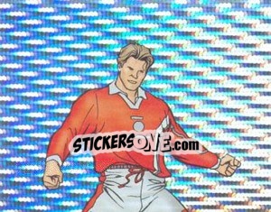Sticker David Beckham - SuperPlayers 1998 PFA Collection - Panini
