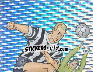 Sticker Alan Shearer - SuperPlayers 1998 PFA Collection n. CC - Panini