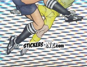 Sticker Alan Shearer - SuperPlayers 1998 PFA Collection n. DD - Panini