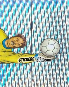 Sticker David Seaman - SuperPlayers 1998 PFA Collection n. LL - Panini