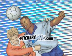 Sticker Emile Heskey - SuperPlayers 1998 PFA Collection n. MM - Panini