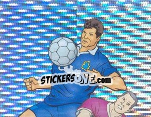 Sticker Marc Hughes - SuperPlayers 1998 PFA Collection n. OO - Panini