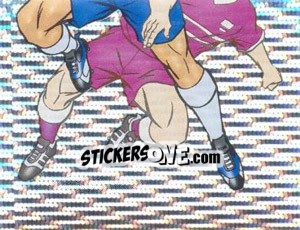 Sticker Marc Hughes - SuperPlayers 1998 PFA Collection - Panini