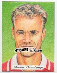 Sticker Dennis Bergkamp - SuperPlayers 1998 PFA Collection n. P4 - Panini