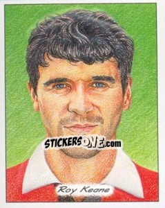 Sticker Roy Keane - SuperPlayers 1998 PFA Collection n. P9 - Panini