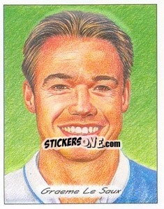 Figurina Graeme Le Saux - SuperPlayers 1998 PFA Collection - Panini