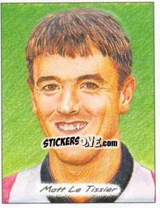 Sticker Matt Le Tissier - SuperPlayers 1998 PFA Collection n. P11 - Panini