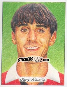 Sticker Gary Neville - SuperPlayers 1998 PFA Collection n. P13 - Panini