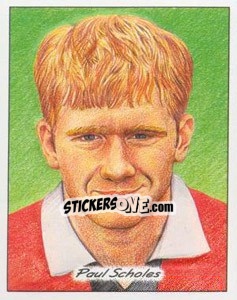 Figurina Paul Scholes - SuperPlayers 1998 PFA Collection - Panini