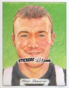 Sticker Alan Shearer - SuperPlayers 1998 PFA Collection n. P19 - Panini