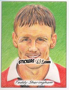 Sticker Teddy Sheringham - SuperPlayers 1998 PFA Collection n. P20 - Panini