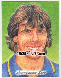 Sticker Gianfranco Zola - SuperPlayers 1998 PFA Collection n. P24 - Panini