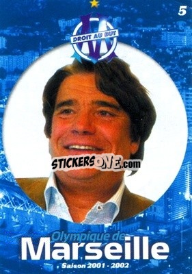 Sticker Bernard Tapie - Olympique de Marseille 2001-2002
 - Panini