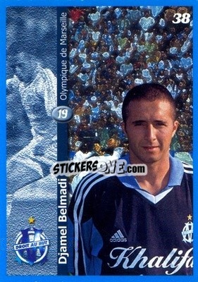 Sticker Djamel Belmadi - Olympique de Marseille 2001-2002
 - Panini