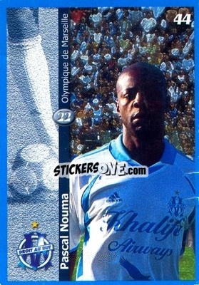 Sticker Pascal Nouma - Olympique de Marseille 2001-2002
 n. 44 - Panini