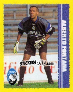 Cromo Alberto Fontana - Calcio D'Inizio 1997-1998 - Merlin