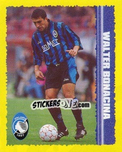 Sticker Walter Bonacina - Calcio D'Inizio 1997-1998 n. 3 - Merlin