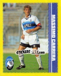 Sticker Massimo Carrera - Calcio D'Inizio 1997-1998 - Merlin