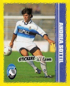 Sticker Andrea Sottil - Calcio D'Inizio 1997-1998 - Merlin