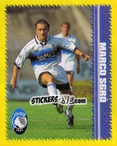 Sticker Marco Sgro - Calcio D'Inizio 1997-1998 n. 6 - Merlin