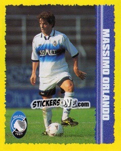 Figurina Massimo Orlando - Calcio D'Inizio 1997-1998 - Merlin