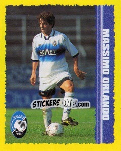 Sticker Massimo Orlando - Calcio D'Inizio 1997-1998 n. 10 - Merlin