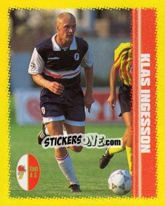Figurina Klas Ignesson - Calcio D'Inizio 1997-1998 - Merlin