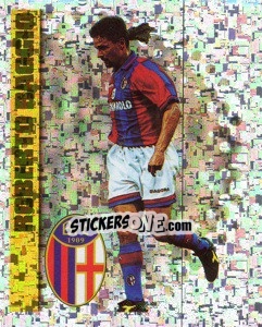 Sticker Roberto Baggio - Calcio D'Inizio 1997-1998 n. 20 - Merlin