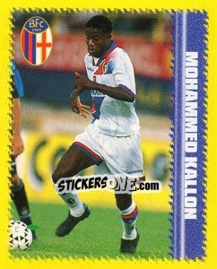 Sticker Mohammed Kallon - Calcio D'Inizio 1997-1998 - Merlin