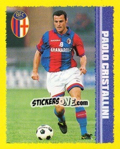 Sticker Paolo Cristallini - Calcio D'Inizio 1997-1998 n. 22 - Merlin