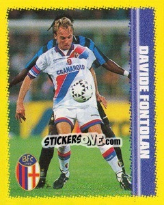 Sticker Davide Fontalon - Calcio D'Inizio 1997-1998 n. 25 - Merlin